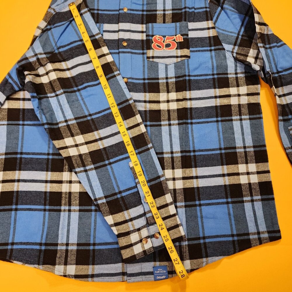 Cakeworthy Disney Fantasia Flannel Sorcerer's Apprentice Blue Unisex 2XL NEW - Picture 10 of 12